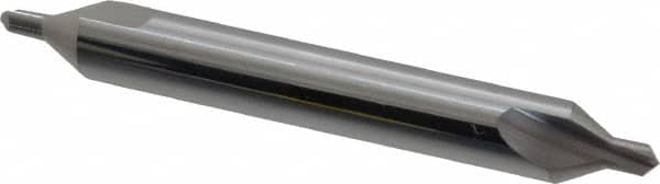 Atrax - #3 Plain Cut 60° Incl Angle Solid Carbide Combo Drill & Countersink - Exact Industrial Supply