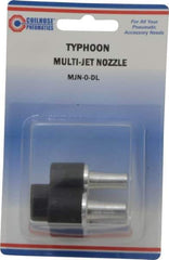 Coilhose Pneumatics - Blow Gun Multi-Jet Nozzle - 1/2-27 UNS, 2" Long - Exact Industrial Supply