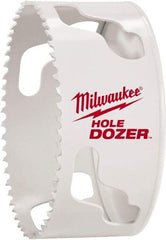 Milwaukee Tool - 3-3/4" Diam, 1-1/2" Cutting Depth, Hole Saw - Bi-Metal Saw, Toothed Edge - Exact Industrial Supply