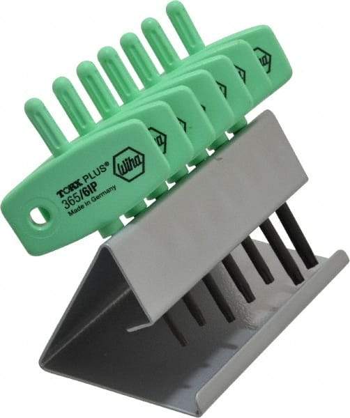 Wiha - 7 Piece IP6 to IP20 Wing Handle Torx Plus Key Set - IP6, IP7, IP8, IP9, IP10, IP15, IP20 Torx Size - Exact Industrial Supply