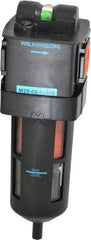 Wilkerson - 3/4" Port Coalescing Filter - Polycarbonate Bowl, Automatic Drain, 150 Max psi, 0.01 Micron Rating, 9-1/4" Long x 2.9" Wide x 9-1/4" High - Exact Industrial Supply