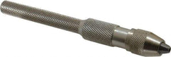 Starrett - 4" Long, 4.8mm Capacity, Economy Pin Vise - 4" Long - Exact Industrial Supply