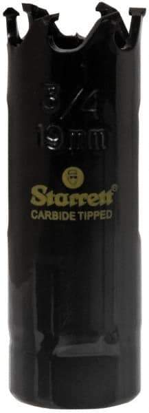 Starrett - 5-1/2" Diam, 1-5/8" Cutting Depth, Hole Saw - Carbide-Tipped Saw, Toothed Edge - Exact Industrial Supply