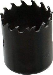 Starrett - 1-5/8" Diam, 1-5/8" Cutting Depth, Hole Saw - Carbide-Tipped Saw, Toothed Edge - Exact Industrial Supply