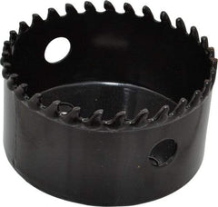 Starrett - 3-3/8" Diam, 1-5/8" Cutting Depth, Hole Saw - Carbide-Tipped Saw, Toothed Edge - Exact Industrial Supply