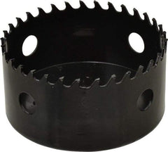 Starrett - 3-5/8" Diam, 1-5/8" Cutting Depth, Hole Saw - Carbide-Tipped Saw, Toothed Edge - Exact Industrial Supply