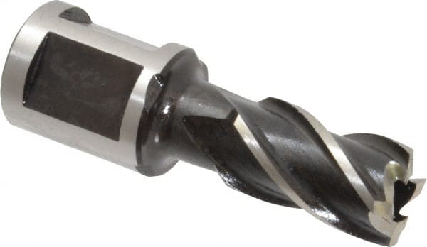 Milwaukee Tool - 9/16" Diam x 1" Deep High Speed Steel Annular Cutter - Exact Industrial Supply