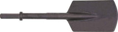 Ingersoll-Rand - 5-1/2" Head Width, 16" OAL, 0.7" Shank Diam, Spade Chisel - Hex Drive, Hex Shank, Steel - Exact Industrial Supply