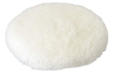 3M - 7" Diam Wool Bonnet Pad - 15/16" Pile, Hook & Loop Attachment - Exact Industrial Supply