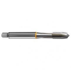 12-24 Dia. - 2B - 3 FL - Cobalt Plug Yellow Ring Tap - Bright Finish FORM-B DIN 371 - Exact Industrial Supply