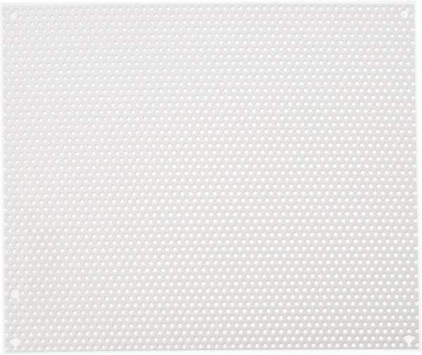 Cooper B-Line - 10-7/8" OAW x 12-7/8" OAH Powder Coat Finish Electrical Enclosure Perforated Panel - 14" x 12" Box, 16 Gauge Steel, Use with 14126-12CHC/14126-12CHCS/14128-12CHC - Exact Industrial Supply