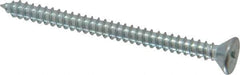 Value Collection - #6 Flat Head Phillips Sheet Metal Screw - Steel, 1-3/4" OAL, Grade 2 - Exact Industrial Supply