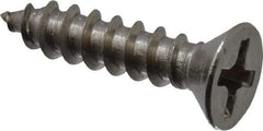 Value Collection - #6 Flat Head Phillips Sheet Metal Screw - Stainless Steel, 5/8" OAL, Grade 18-8 - Exact Industrial Supply