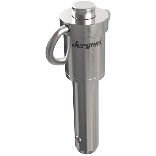 5/8″ Pin Diameter, 1-1/4″ Grip Length, Marine Hitch Ring Handle Kwik-Lok Pin, Stainless Steel