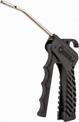 Coilhose Pneumatics - 150 Max psi Bent Fixed Safety Extension Tube Pistol Grip Blow Gun - 1/4 NPT, 5" Tube Length, ABS Resin - Exact Industrial Supply