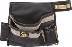 CLC - 46" Max Waste Tool Belt - 6 Pocket, 2" Wide, Tan/Black, Polyester - Exact Industrial Supply