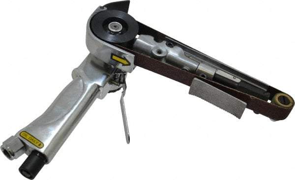 Universal Tool - 3/4 x 20-1/2 Inch, 16,000 RPM Air Belt Sander - 0.25 Hp, 1/4 NPT Inlet, 20 CFM Air Consumption - Exact Industrial Supply