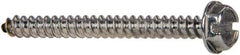 Value Collection - #6 Hex Washer Head Slotted Sheet Metal Screw - Stainless Steel, 1-1/2" Length Under Head, Grade 316 - Exact Industrial Supply