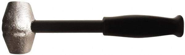 American Hammer - 2 Lb Head Mallet - 10" OAL, 9" Long Steel Handle with Grip - Exact Industrial Supply