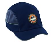 Skullerz® 8960 Bump Cap with LED Lighting Technology Short Brim- Navy - Exact Industrial Supply