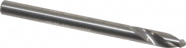 Accupro - 4mm Body Diam, 120°, 51mm OAL, Solid Carbide Spotting Drill - Exact Industrial Supply