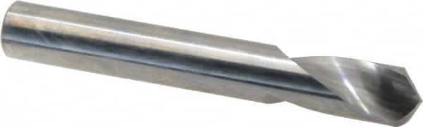 Accupro - 10mm Body Diam, 90°, 70mm OAL, Solid Carbide Spotting Drill - Exact Industrial Supply