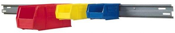 Akro-Mils - 48" Wide x 3" High, Gray Bin Hanging Rail - Use with Akro-Mils - 30-210, 30-220, 30-230 - Exact Industrial Supply