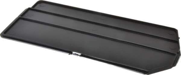 Akro-Mils - 10.9" Wide x 4.4" High, Black Bin Divider - Use with 30230, 30235 - Exact Industrial Supply