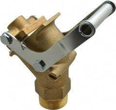 Value Collection - 2" NPT Brass Rigid Drum Gate Valve - No Arrester, Self Closing - Exact Industrial Supply