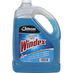 Windex - 1 Gal Bottle Ammonia Glass Cleaner - Use on Chrome, Hard Surfaces, Plexiglass, Stainless Steel - Exact Industrial Supply