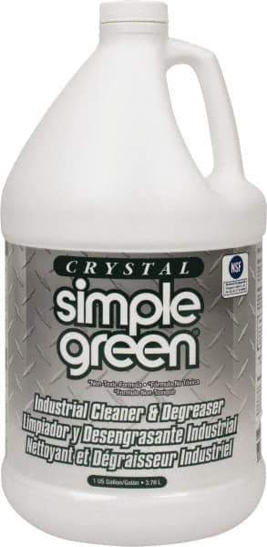 Simple Green - 1 Gal Bottle Cleaner/Degreaser - Liquid, Biodegradable, Concentrated, Unscented - Exact Industrial Supply