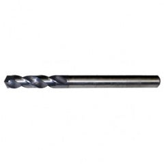 #11 RHS / RHC HSS-CO 8% (M42) 135 Degree Split Point Q-AMD Aircraft Maintenance Short Flute Jobber Drill - TiCN - Exact Industrial Supply
