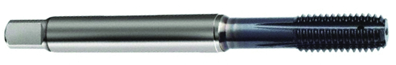 M10 x 1.25 Dia. - 6HX - 5 FL - PM Cobalt Semi-Bott Tap-ALCRN-Coolant-Thru-FORM-C - Exact Industrial Supply