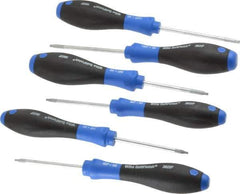 Wiha - 6 Piece TorxPlus Screwdriver Set - Bit Sizes: Torx IP6, IP7, IP8, IP9, IP10 & IP15 - Exact Industrial Supply