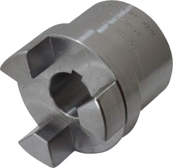 Boston Gear - 3/4" Max Bore Diam, FC20 Coupling Size, Flexible Half Coupling - 2" OD, 3.69" OAL, Steel - Exact Industrial Supply