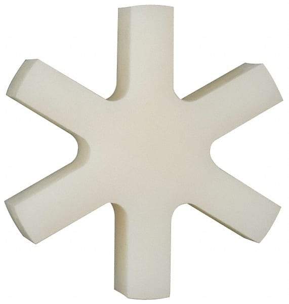 Boston Gear - 1-1/8" Max Bore Diam, FC20 Coupling Size, Flexible 3-Jaw Insert Coupling - 2" OD, Polyurethane, Order 2 Hubs & 1 Insert for Complete Coupling - Exact Industrial Supply