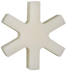 Boston Gear - 1-1/8" Max Bore Diam, FC20 Coupling Size, Flexible 3-Jaw Insert Coupling - 2" OD, Polyurethane, Order 2 Hubs & 1 Insert for Complete Coupling - Exact Industrial Supply