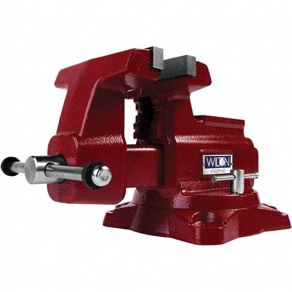 Wilton - Bench & Pipe Combination Vises Jaw Width (Inch): 6-1/2 Jaw Opening Capacity (Inch): 6-1/4 - Exact Industrial Supply