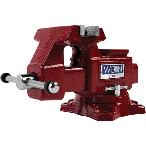 Wilton - Bench & Pipe Combination Vises Jaw Width (Inch): 4-1/2 Jaw Opening Capacity (Inch): 4 - Exact Industrial Supply