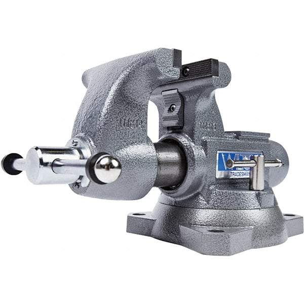 Wilton - Bench & Pipe Combination Vises Jaw Width (Inch): 5-1/2 Jaw Opening Capacity (Inch): 6-1/8 - Exact Industrial Supply