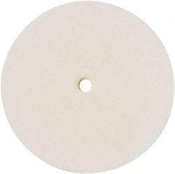 Value Collection - 8" Diam x 1" Thick Unmounted Buffing Wheel - 1 Ply, Polishing Wheel, 1/2" Arbor Hole, Soft Density - Exact Industrial Supply