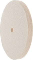 Value Collection - 6" Diam x 1/2" Thick Unmounted Buffing Wheel - 1 Ply, Polishing Wheel, 1/2" Arbor Hole, Soft Density - Exact Industrial Supply