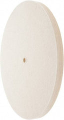 Value Collection - 12" Diam x 3/4" Thick Unmounted Buffing Wheel - 1 Ply, Polishing Wheel, 1/2" Arbor Hole, Soft Density - Exact Industrial Supply