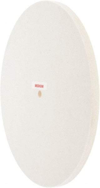 Value Collection - 12" Diam x 1/2" Thick Unmounted Buffing Wheel - 1 Ply, Polishing Wheel, 1/2" Arbor Hole, Medium Density - Exact Industrial Supply