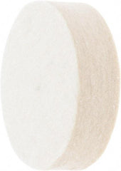 Value Collection - 2" Diam x 1/2" Thick Unmounted Buffing Wheel - 1 Ply, Polishing Wheel, 1/2" Arbor Hole, Medium Density - Exact Industrial Supply