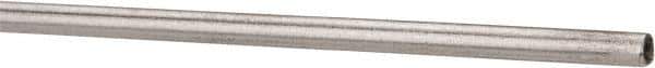 Value Collection - 6 to 7' Long, 1/8" OD, 304 Stainless Steel Tube - 0.02" Wall Thickness - Exact Industrial Supply