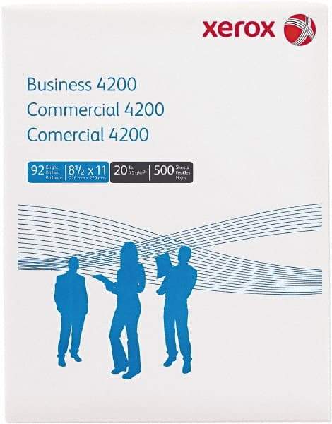 Xerox - White Copy Paper - Use with Laser Printers, Copiers, Plain Paper Fax Machines - Exact Industrial Supply