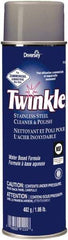 Twinkle - 17 Fluid Ounce Liquid Stainless Steel Cleaner and Polish - Unscented, Aerosol - Exact Industrial Supply