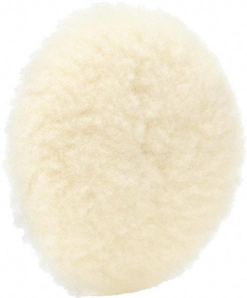 3M - 3" Diam 100% Wool Buffing & Backing Pad - Exact Industrial Supply