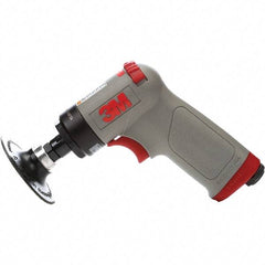 3M - 1 to 4" Disc, 15,000 RPM, Pneumatic Handheld Disc Sander - 22 CFM, 1/4 NPT Inlet, 0.45 hp - Exact Industrial Supply